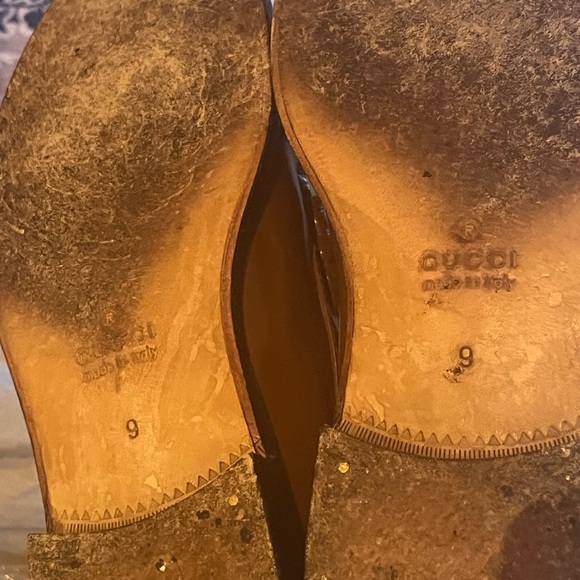 Gucci Italian Loafers size 9 brown hand crafted in Italy. Beautiful. 🇮🇹🇮🇹 - Picture 4 of 12